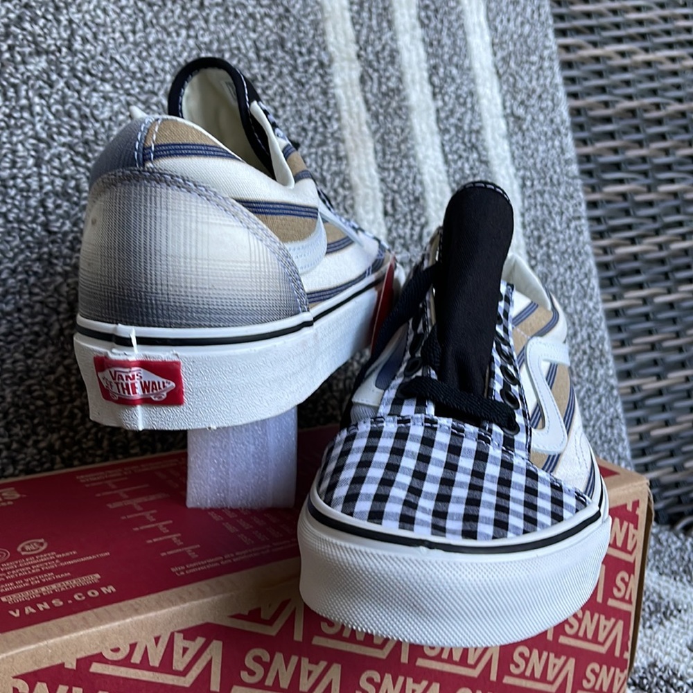 Vans Old Skool Prep Retro Blancdeblanc MENS - Picture 10 of 16